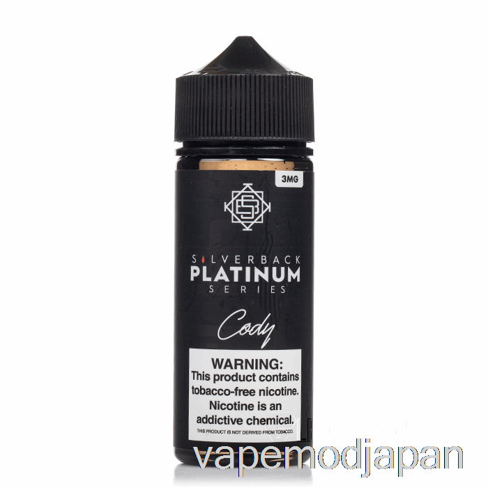 Vape Japan Cody - シルバーバック プラチナ シリーズ - 120ml 0mg